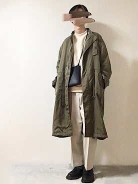 「kutir（クティール）のアイテム（その他アウター）」を使った、　たかさん（メンズ・172cm）の冬コーディネート