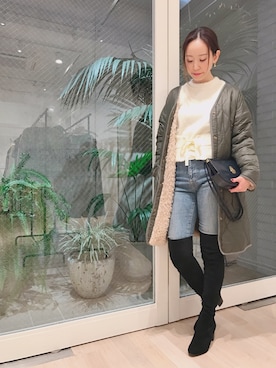 「JILL STUART（ジルスチュアート）のアイテム（パンツ）」を使った、yukoさん（レディース・162cm）の秋コーディネート