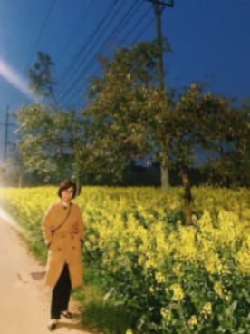 「VINTAGE（ヴィンテージ）のアイテム（バレエシューズ）」を使った、Josieさん（レディース・160cm）の春コーディネート