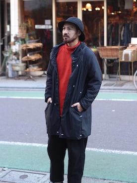 「アイテム（ナイロンジャケット）」を使った、Ray's Store レイズストアさん（メンズ・173cm・30代）の冬コーディネート