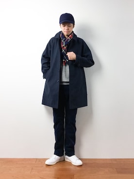 「SEVENDAYS=SUNDAY（セブンデイズサンデイ）のアイテム（ジャケット/アウター）」を使った、まっこいさん（メンズ・176cm）の冬コーディネート