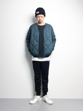 まっこいさん（メンズ・176cm）の冬コーディネート