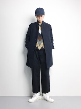 まっこいさん（メンズ・176cm）の冬コーディネート