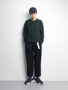 まっこいさん（メンズ・176cm）の冬コーディネート