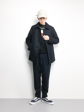 まっこいさん（メンズ・176cm）の冬コーディネート