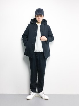 「TONE SELECT GOODS（トーンセレクトグッズ）のアイテム」を使った、まっこいさん（メンズ・176cm）の冬コーディネート