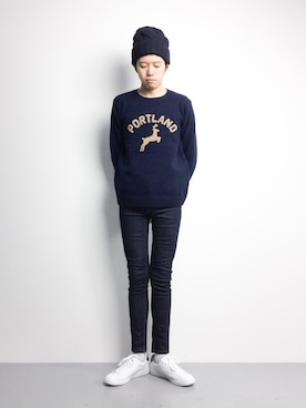 まっこいさん（メンズ・176cm）の冬コーディネート