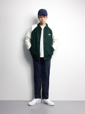 「TONE SELECT GOODS（トーンセレクトグッズ）のアイテム」を使った、まっこいさん（メンズ・176cm）の冬コーディネート