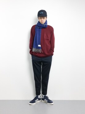 まっこいさん（メンズ・176cm）の冬コーディネート