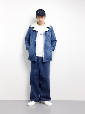 まっこいさん（メンズ・176cm）の冬コーディネート