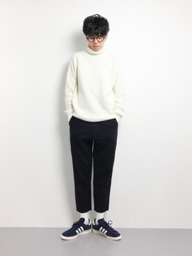 まっこいさん（メンズ・176cm）の冬コーディネート