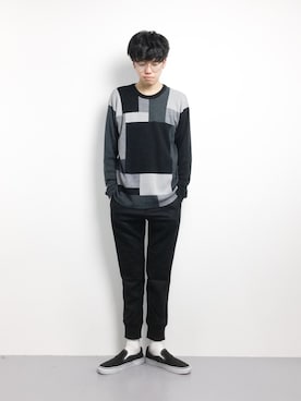 まっこいさん（メンズ・176cm）の冬コーディネート