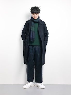 まっこいさん（メンズ・176cm）の冬コーディネート