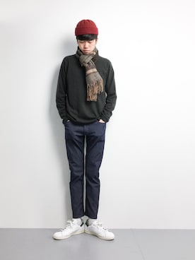 まっこいさん（メンズ・176cm）の冬コーディネート