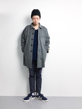 「CIAOPANIC（チャオパニック）のアイテム（その他アウター）」を使った、まっこいさん（メンズ・176cm）の冬コーディネート