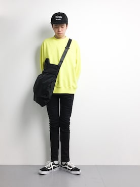 「green label relaxing（グリーンレーベルリラクシング）のアイテム（キャップ）」を使った、まっこいさん（メンズ・176cm）の冬コーディネート