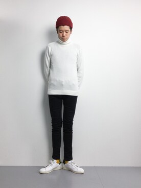 まっこいさん（メンズ・176cm）の冬コーディネート