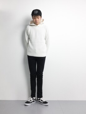 「green label relaxing（グリーンレーベルリラクシング）のアイテム（キャップ）」を使った、まっこいさん（メンズ・176cm）の冬コーディネート