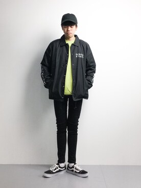 「NOISE MAKER（ノイズメーカー）のアイテム」を使った、まっこいさん（メンズ・176cm）の冬コーディネート