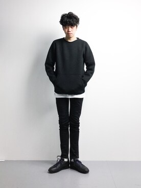 まっこいさん（メンズ・176cm）の冬コーディネート