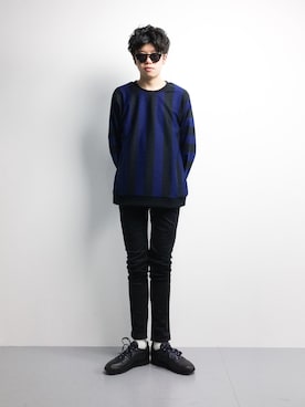 まっこいさん（メンズ・176cm）の冬コーディネート