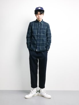 まっこいさん（メンズ・176cm）の冬コーディネート