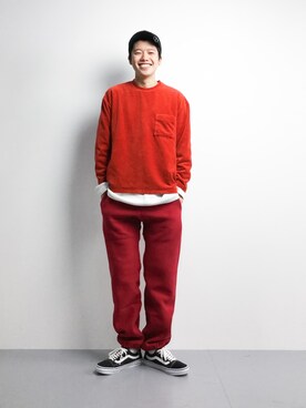 「CASPER JOHN AIVER（キャスパージョンアイバー）のアイテム（キャップ）」を使った、まっこいさん（メンズ・176cm）の冬コーディネート