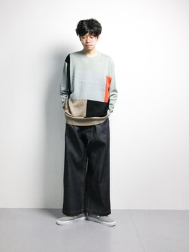 まっこいさん（メンズ・176cm）の冬コーディネート