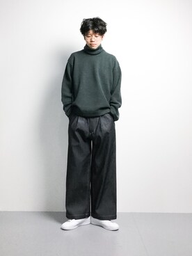 まっこいさん（メンズ・176cm）の冬コーディネート