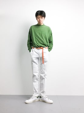 「mercibeaucoup,（メルシーボークー）のアイテム（トップス）」を使った、まっこいさん（メンズ・176cm）の冬コーディネート