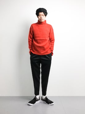 まっこいさん（メンズ・176cm）の冬コーディネート