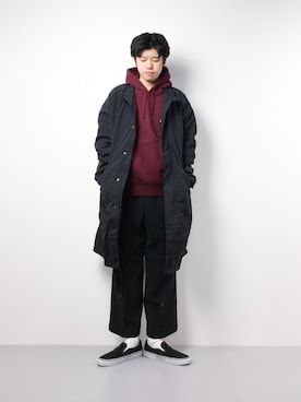 「CIAOPANIC（チャオパニック）のアイテム（その他アウター）」を使った、まっこいさん（メンズ・176cm）の冬コーディネート