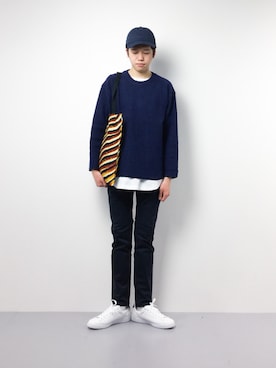 まっこいさん（メンズ・176cm）の冬コーディネート