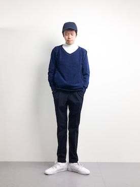 「TONE SELECT GOODS（トーンセレクトグッズ）のアイテム」を使った、まっこいさん（メンズ・176cm）の冬コーディネート