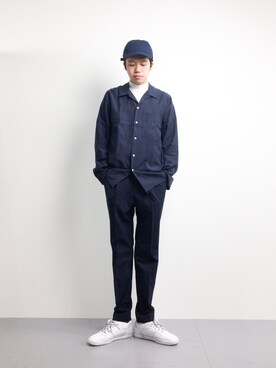「TONE SELECT GOODS（トーンセレクトグッズ）のアイテム」を使った、まっこいさん（メンズ・176cm）の冬コーディネート