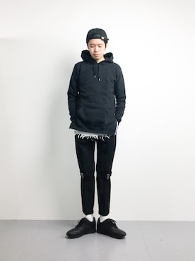 まっこいさん（メンズ・176cm）の冬コーディネート