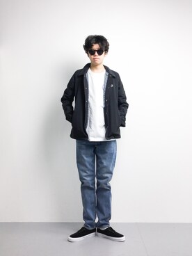 「CHARI&CO（チャリアンドコー）のアイテム（ジャケット/アウター）」を使った、まっこいさん（メンズ・176cm）の冬コーディネート