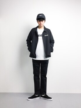 「CHARI&CO（チャリアンドコー）のアイテム（ジャケット/アウター）」を使った、まっこいさん（メンズ・176cm）の冬コーディネート