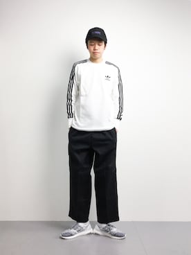 「UNDEFEATED (アンディフィーテッド)のアイテム」を使った、まっこいさん(メンズ・176cm)の冬コーディネート