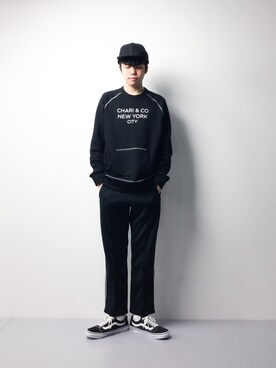「Steven Alan（スティーブンアラン）のアイテム（帽子）」を使った、まっこいさん（メンズ・176cm）の冬コーディネート