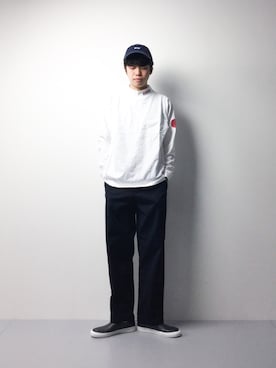 「URBAN RESEARCH DOORS MENS（アーバンリサーチ ドアーズ メンズ）のDOORS Wide Easy Trouser（その他パンツ）」を使った、まっこいさん（メンズ・176cm）の冬コーディネート