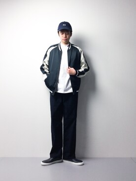 「URBAN RESEARCH DOORS MENS（アーバンリサーチ ドアーズ メンズ）のDOORS Wide Easy Trouser（その他パンツ）」を使った、まっこいさん（メンズ・176cm）の冬コーディネート
