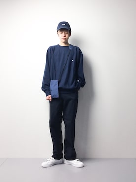 「URBAN RESEARCH DOORS MENS（アーバンリサーチ ドアーズ メンズ）のDOORS Wide Easy Trouser（その他パンツ）」を使った、まっこいさん（メンズ・176cm）の冬コーディネート