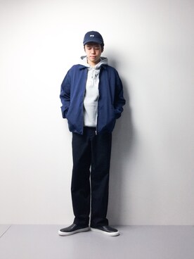 「Carhartt WIP（カーハートダブリューアイピー）のアイテム（ブルゾン）」を使った、まっこいさん（メンズ・176cm）の冬コーディネート
