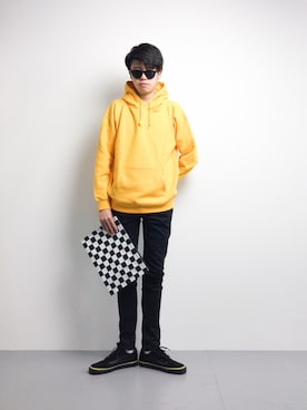 「VANS（バンズ）のアイテム（バッグ）」を使った、まっこいさん（メンズ・176cm）の冬コーディネート