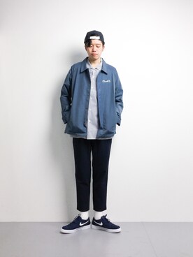 「CHARI&CO（チャリアンドコー）のアイテム（ジャケット/アウター）」を使った、まっこいさん（メンズ・176cm）の冬コーディネート