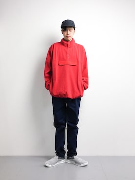 まっこいさん（メンズ・176cm）の冬コーディネート