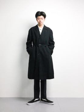 「EN ROUTE（アンルート）のアイテム（その他アウター）」を使った、まっこいさん（メンズ・178cm）の春コーディネート