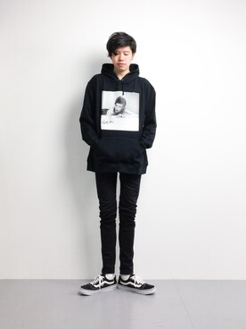 「DAMMY（ダミー）のアイテム」を使った、まっこいさん（メンズ・178cm）の春コーディネート