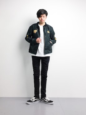 「TAILOR TOYO（テーラートウヨウ）のアイテム」を使った、まっこいさん（メンズ・178cm）の春コーディネート